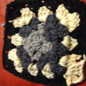 Handmade granny square 10 by 10